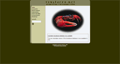 Desktop Screenshot of crustacea.net